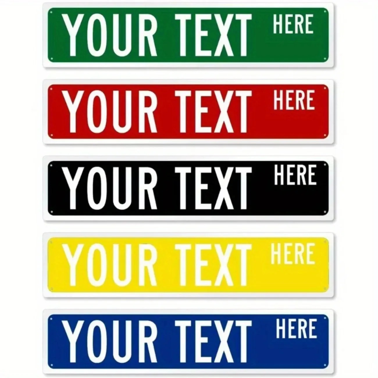 Outdoor Furniture Metal - Aanpasbaar rustiek metalen bord | Gepersonaliseerde
