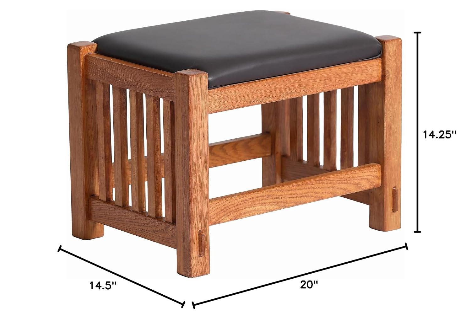 Mission Oak voetenbank met spi - Outdoor Furniture Wood recensie en prijs