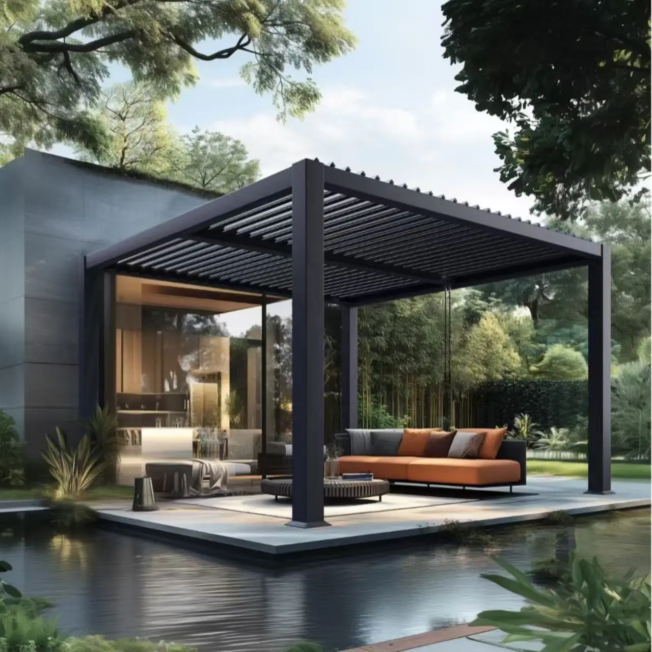 Op maat gemaakte, moderne, ope - Outdoor Furniture Metal recensie en prijs