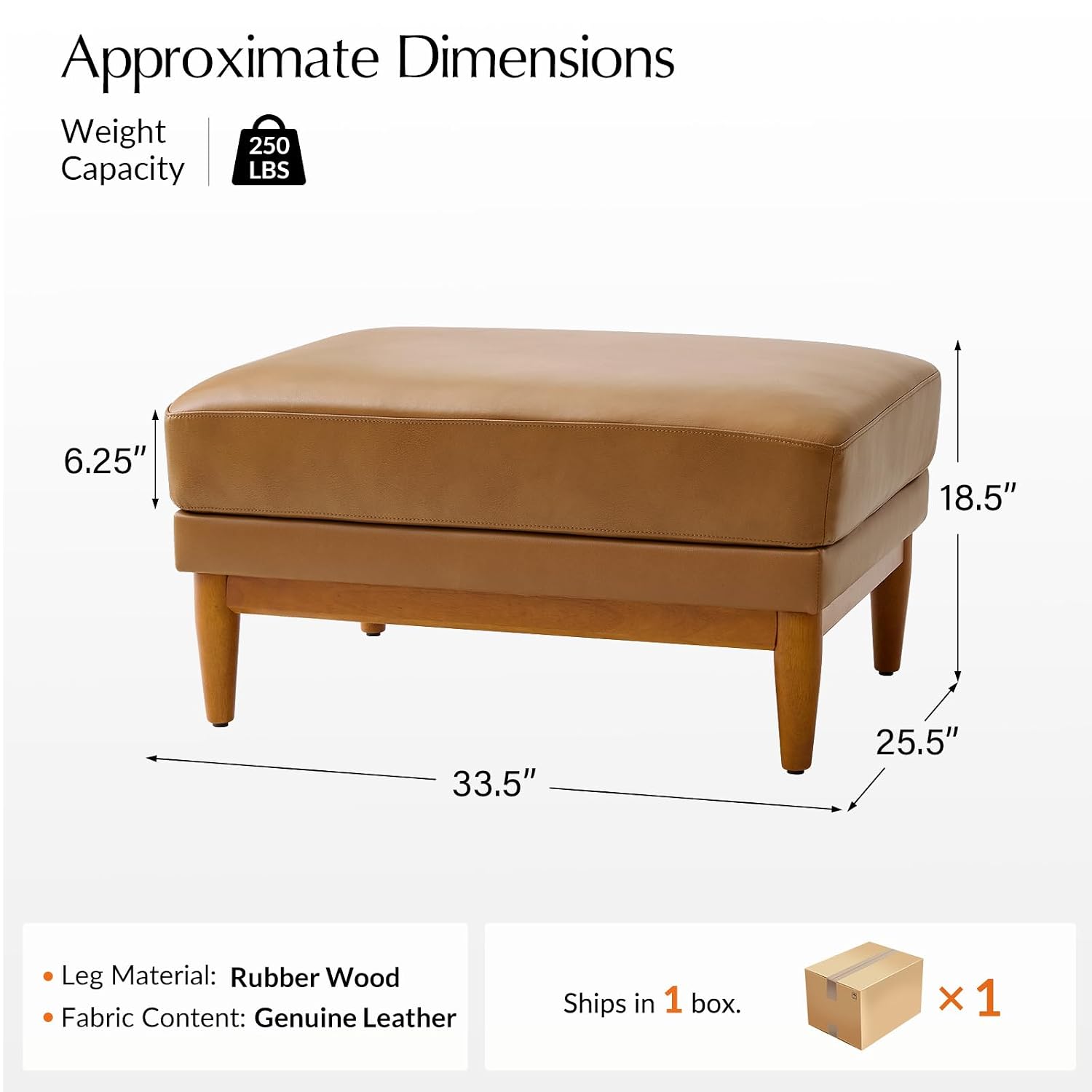 Echte lederen Ottomaanse salon - Outdoor Furniture Wood recensie en prijs