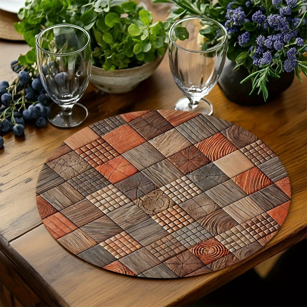 VIKAMA ronde placemat 4-delige - Outdoor Furniture Wood recensie en prijs